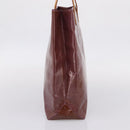 LOUIS VUITTON Monogram Vernis Reade MM Hand Bag Purple M91087 LV Auth BA16172-3