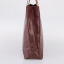 LOUIS VUITTON Monogram Vernis Reade MM Hand Bag Purple M91087 LV Auth BA16172-4