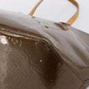 LOUIS VUITTON Monogram Vernis Bellevue GM Bag Veil Bronze M93674 LV Auth BA16175-17