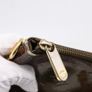 LOUIS VUITTON Monogram Vernis Bellevue GM Bag Veil Bronze M93674 LV Auth BA16175-20