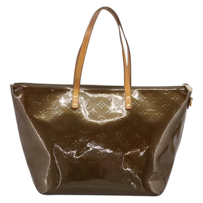 LOUIS VUITTON Monogram Vernis Bellevue GM Bag Veil Bronze M93674 LV Auth BA16175 - 0