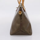 LOUIS VUITTON Monogram Vernis Bellevue GM Bag Veil Bronze M93674 LV Auth BA16175-3