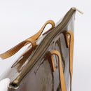 LOUIS VUITTON Monogram Vernis Bellevue GM Bag Veil Bronze M93674 LV Auth BA16175-6