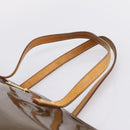 LOUIS VUITTON Monogram Vernis Bellevue GM Bag Veil Bronze M93674 LV Auth BA16175-14