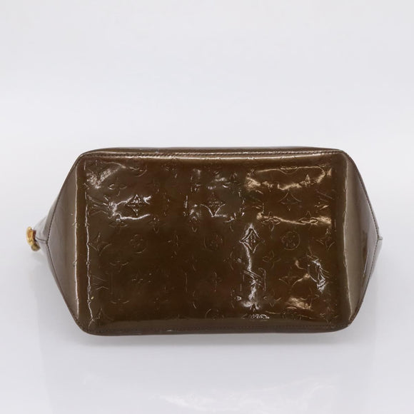 LOUIS VUITTON Monogram Vernis Bellevue GM Bag Veil Bronze M93674 LV Auth BA16175