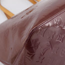 LOUIS VUITTON Monogram Vernis Bellevue GM Hand Bag Viole M93588 LV Auth BA16176-14