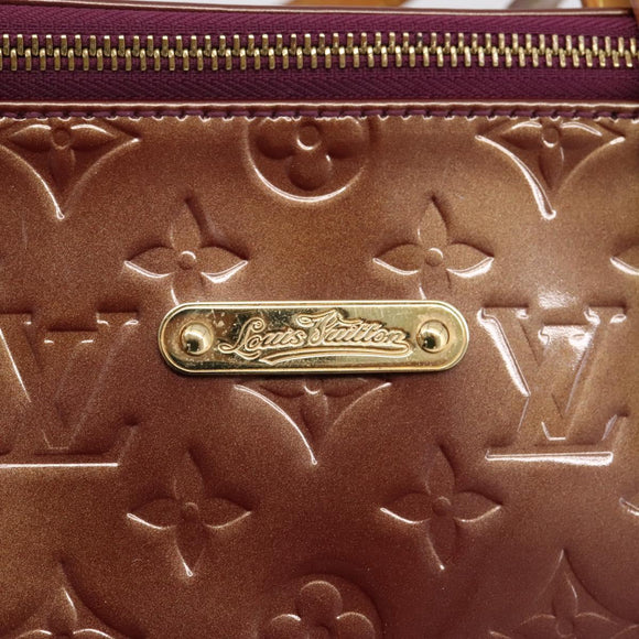 LOUIS VUITTON Monogram Vernis Bellevue GM Hand Bag Viole M93588 LV Auth BA16176