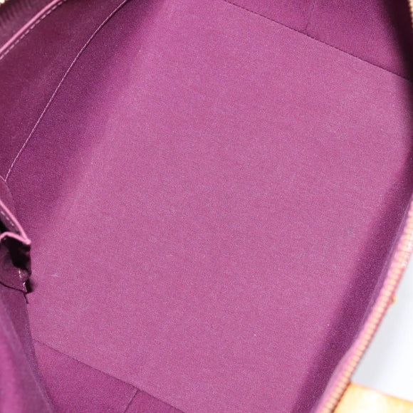 LOUIS VUITTON Monogram Vernis Bellevue GM Hand Bag Viole M93588 LV Auth BA16176