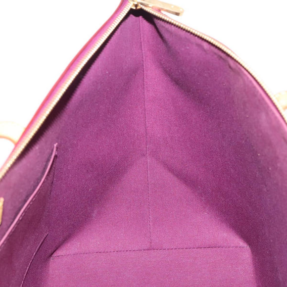 LOUIS VUITTON Monogram Vernis Bellevue GM Hand Bag Viole M93588 LV Auth BA16176