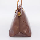 LOUIS VUITTON Monogram Vernis Bellevue GM Hand Bag Viole M93588 LV Auth BA16176-3