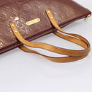 LOUIS VUITTON Monogram Vernis Bellevue GM Hand Bag Viole M93588 LV Auth BA16176-7