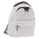 Stella McCartney Backpack Nylon White Black Auth BA16177-1