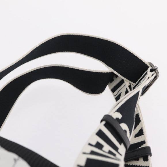 Stella McCartney Backpack Nylon White Black Auth BA16177