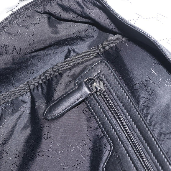 Stella McCartney Backpack Nylon White Black Auth BA16177