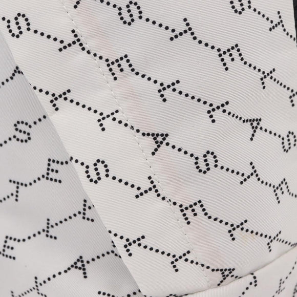 Stella McCartney Backpack Nylon White Black Auth BA16177