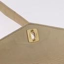 CHANEL Matelasse Waist Bag Lamb Skin Beige Gold Tone CC Auth BA16179-21