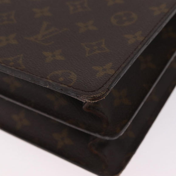 LOUIS VUITTON Monogram Serviette Conseiller Briefcase M53331 LV Auth BA16181