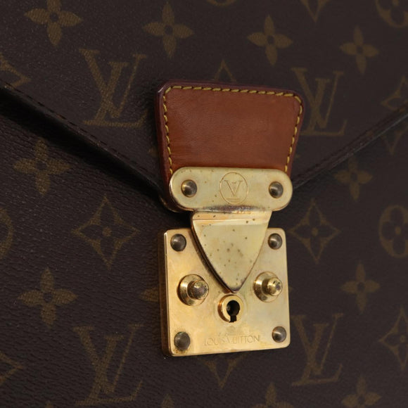 LOUIS VUITTON Monogram Serviette Conseiller Briefcase M53331 LV Auth BA16181