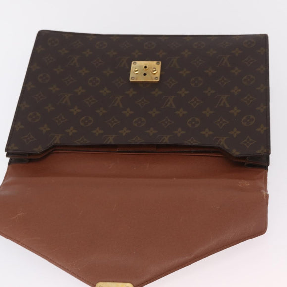 LOUIS VUITTON Monogram Serviette Conseiller Briefcase M53331 LV Auth BA16181