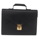 LOUIS VUITTON Epi Serviette Conseiller Briefcase Black M54422 LV Auth BA16182-13