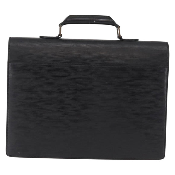 LOUIS VUITTON Epi Serviette Conseiller Briefcase Black M54422 LV Auth BA16182