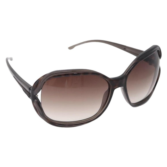 Valentino Sunglasses Plastic Black Silver Auth BA16183