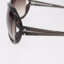 Valentino Sunglasses Plastic Black Silver Auth BA16183-6