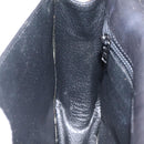 CELINE Shoulder Bag Leather Black Gold Auth BA1619-21