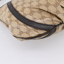 GUCCI GG Crystal Shoulder Bag Coated Canvas Outlet Beige 265691 Auth BA16190-18