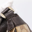 GUCCI GG Crystal Shoulder Bag Coated Canvas Outlet Beige 265691 Auth BA16190-19