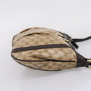 GUCCI GG Crystal Shoulder Bag Coated Canvas Outlet Beige 265691 Auth BA16190-4