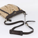 GUCCI GG Crystal Shoulder Bag Coated Canvas Outlet Beige 265691 Auth BA16190-7