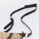 GUCCI GG Crystal Shoulder Bag Coated Canvas Outlet Beige 265691 Auth BA16190-14