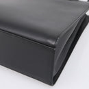 GUCCI Bamboo Hand Bag Leather 2way Black Silver 002 1016 Auth BA16192-16