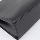 GUCCI Bamboo Hand Bag Leather 2way Black Silver 002 1016 Auth BA16192-17
