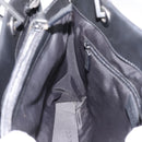 GUCCI Bamboo Hand Bag Leather 2way Black Silver 002 1016 Auth BA16192-21