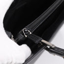 GUCCI Bamboo Hand Bag Leather 2way Black Silver 002 1016 Auth BA16192-24
