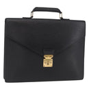 LOUIS VUITTON Epi Serviette Conseiller Briefcase Black M54422 LV Auth BA16193-1