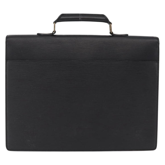 LOUIS VUITTON Epi Serviette Conseiller Briefcase Black M54422 LV Auth BA16193