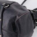 Miu Miu Vitter Lux Hand Bag Leather 2way Purple Silver Auth BA16195V-9
