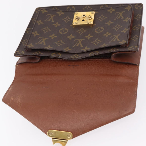 LOUIS VUITTON Monogram Monceau 26 Hand Bag M51187 LV Auth BA16196
