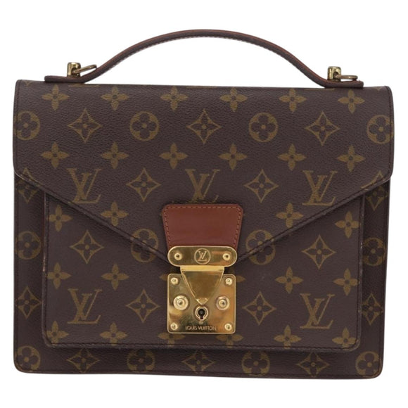 LOUIS VUITTON Monogram Monceau 26 Hand Bag M51187 LV Auth BA16196