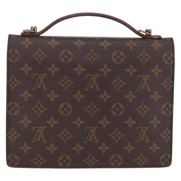 LOUIS VUITTON Monogram Monceau 26 Hand Bag M51187 LV Auth BA16196
