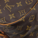 LOUIS VUITTON Monogram Saumur 35 Shoulder Bag M42254 LV Auth BA16197-18