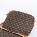 LOUIS VUITTON Monogram Saumur 35 Shoulder Bag M42254 LV Auth BA16197-17
