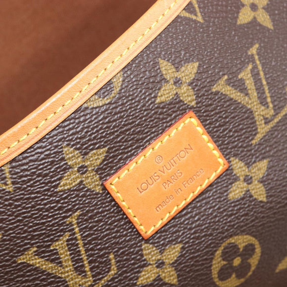 LOUIS VUITTON Monogram Saumur 35 Shoulder Bag M42254 LV Auth BA16197