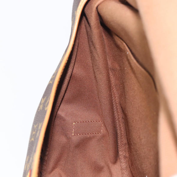 LOUIS VUITTON Monogram Saumur 35 Shoulder Bag M42254 LV Auth BA16197