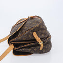 LOUIS VUITTON Monogram Saumur 35 Shoulder Bag M42254 LV Auth BA16197-4