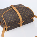 LOUIS VUITTON Monogram Saumur 35 Shoulder Bag M42254 LV Auth BA16197-6