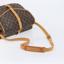 LOUIS VUITTON Monogram Saumur 35 Shoulder Bag M42254 LV Auth BA16197-7